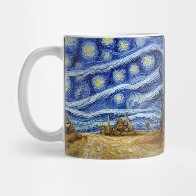 Starry Night Style by Buff Geeks Art